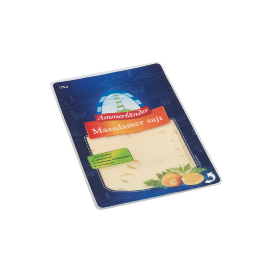 Ammerländer szeletelt maasdamer sajt 125 g