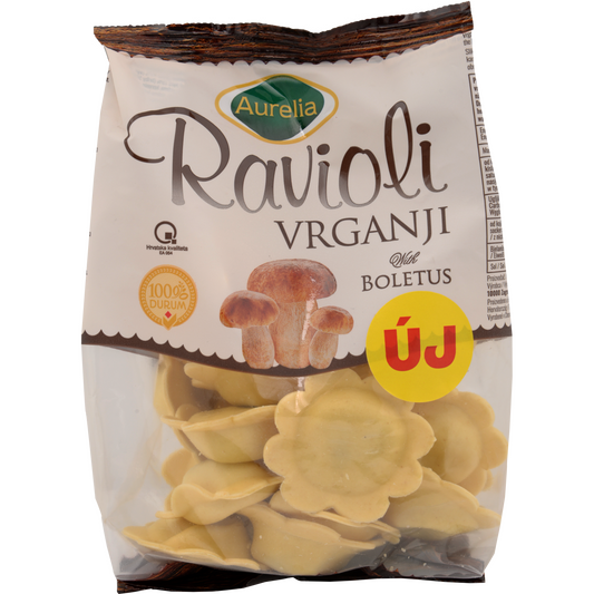 Aurelia durumbúzából készült friss tészta vargánya töltelékkel 250 g