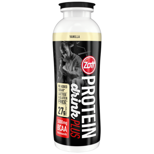 Zott Protein Drink Plus UHT laktózmentes vanília ízű ital édesítőszerekkel 250 ml