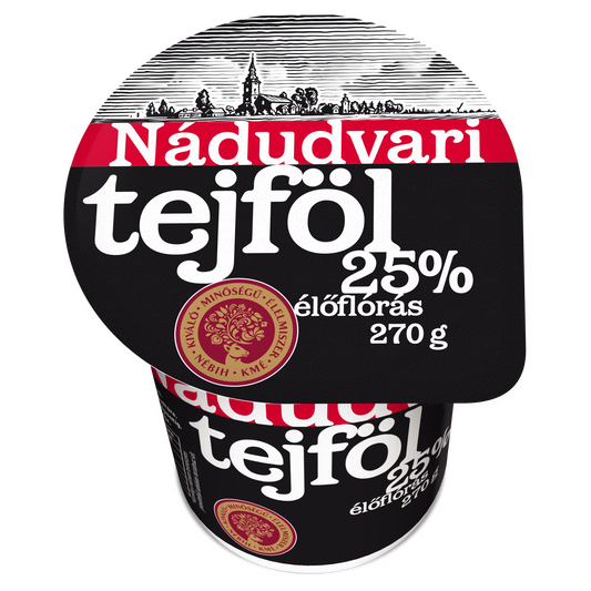 Nádudvari élőflórás tejföl 25% 270 g