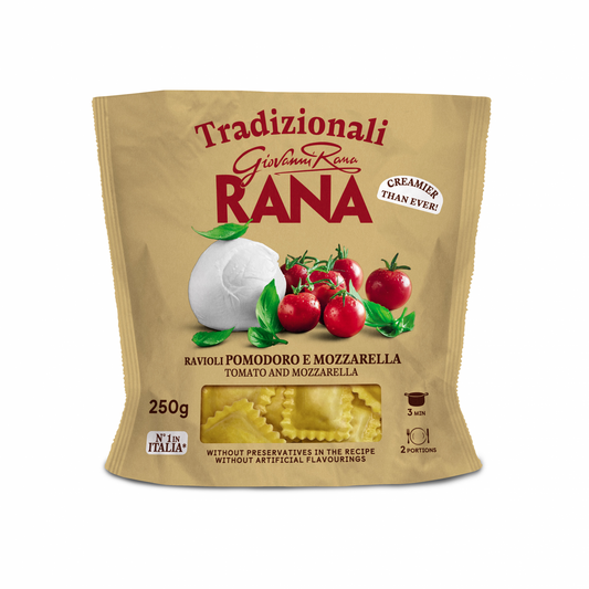 Giovanni Rana friss tojásos tészta paradicsomos és mozzarella alapú töltelékkel 250 g