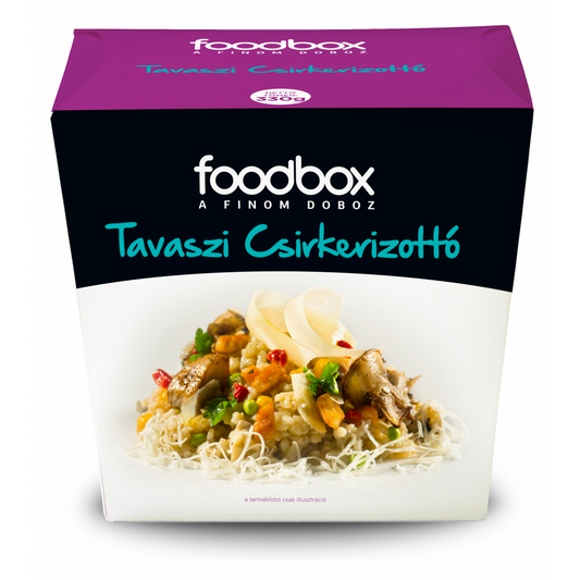 Foodbox tavaszi csirkerizottó 330 g