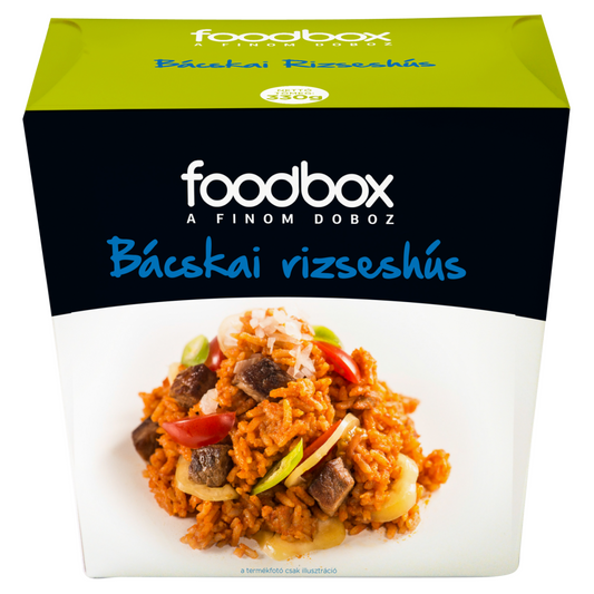 Foodbox bácskai rizseshús 330 g