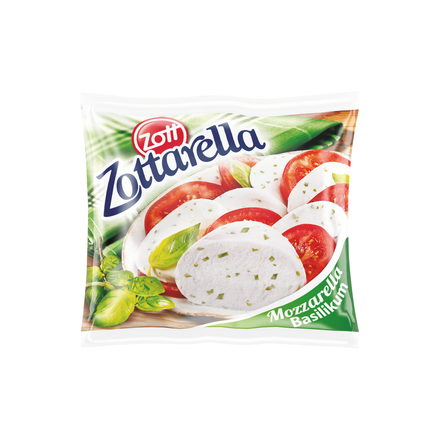 Zott Zottarella bazsalikomos mozzarella sajt 125 g