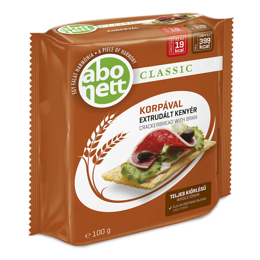 Abonett Classic extrudált kenyér korpával 100 g