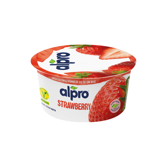 Alpro fermentált szójakészítmény eperrel, hozzáadott kalciummal és vitaminokkal 150 g