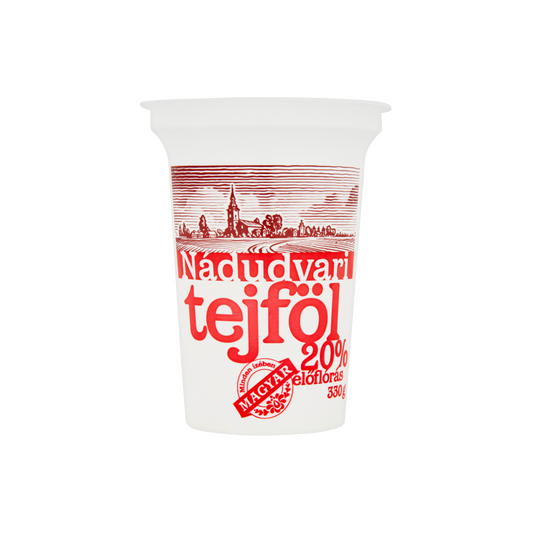 Nádudvari élőflórás tejföl 20% 330 g