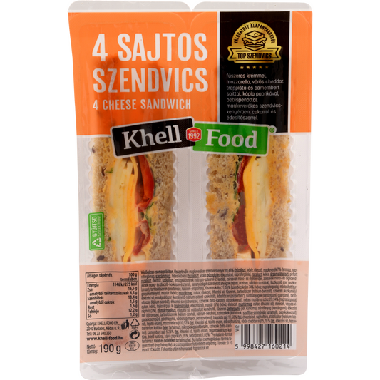 4 sajtos szendvics 170 g