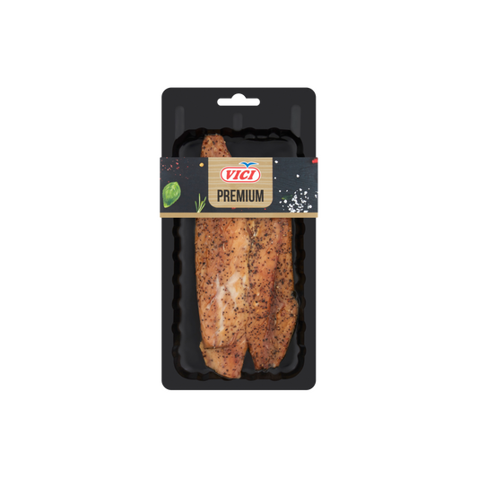 Vici Premium melegen füstölt atlanti makréla filé borssal 150 g