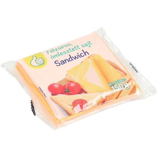Auchan Tipp ömlesztett sajt sandwich 150 g