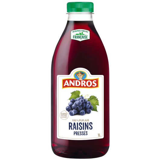 Andros 100%-ban közvetlen préselésű szőlőlé 900ml
