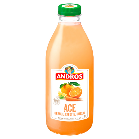 Andros ACE Narancs-alma-sárgarépa-citromlé ital 1L