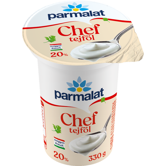 Parmalat chef élőflórás tejföl 20% 330 g