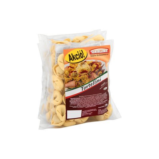 TORTELLINO TORTELLINI SONKÁS, SAJTOS, GOMBÁS TÖLTELÉKKEL TÖLTÖTT FRISS TÉSZTA 3 X 250 G