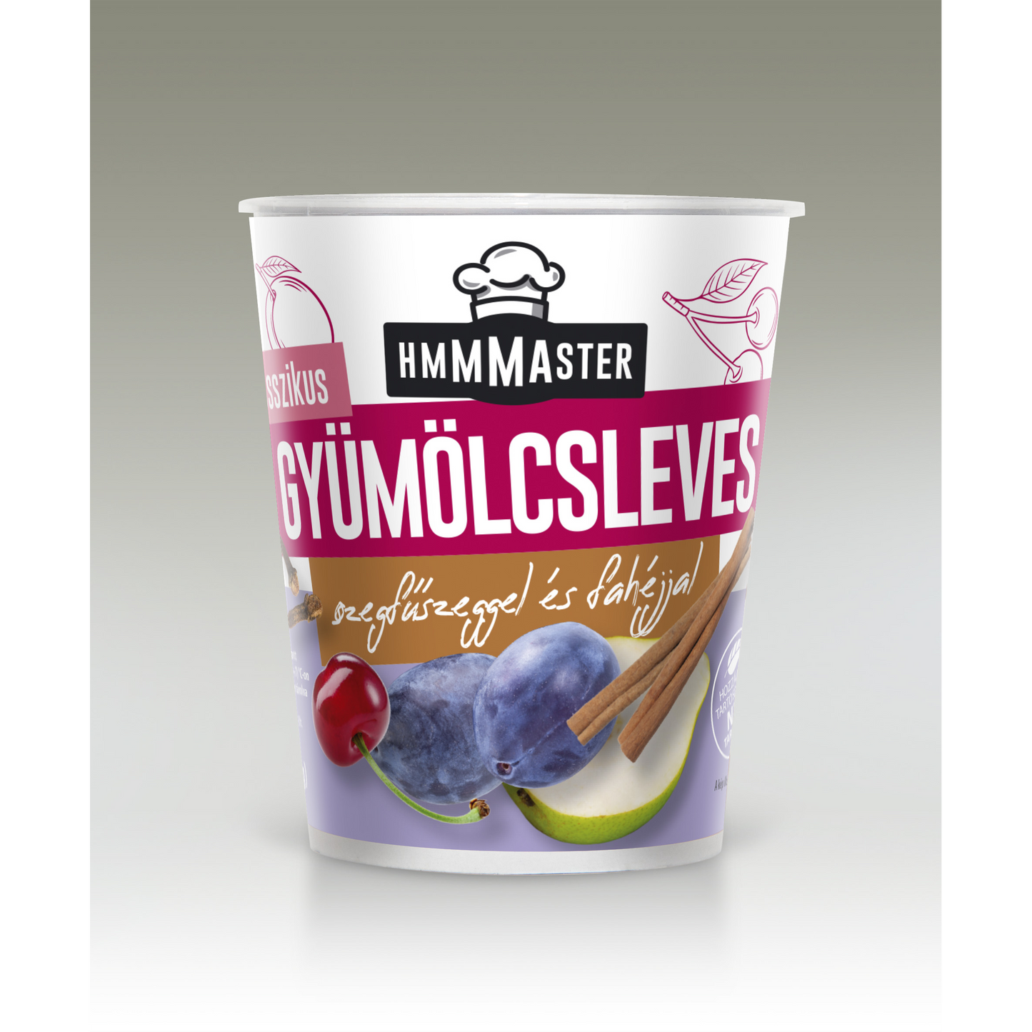 Hmmmaster klasszikus gyümölcsleves szegfűszeggel és fahéjjal 320 g