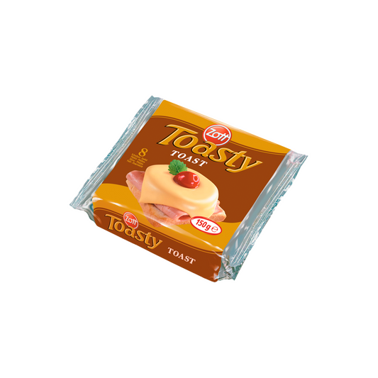 Zott Toasty Toast zsíros ömlesztett sajt 8 x 18,75 g (150 g)