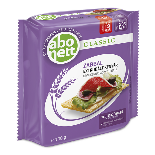 Abonett Classic extrudált kenyér zabbal 100 g