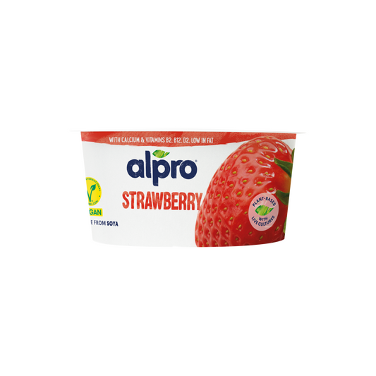Alpro fermentált szójakészítmény eperrel, hozzáadott kalciummal és vitaminokkal 150 g